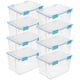 thumbnail image 1 of Caja de juntas Sterilite Storage Bins de 54 litros con tapa de cierre, paquete de 8, 1 of 9