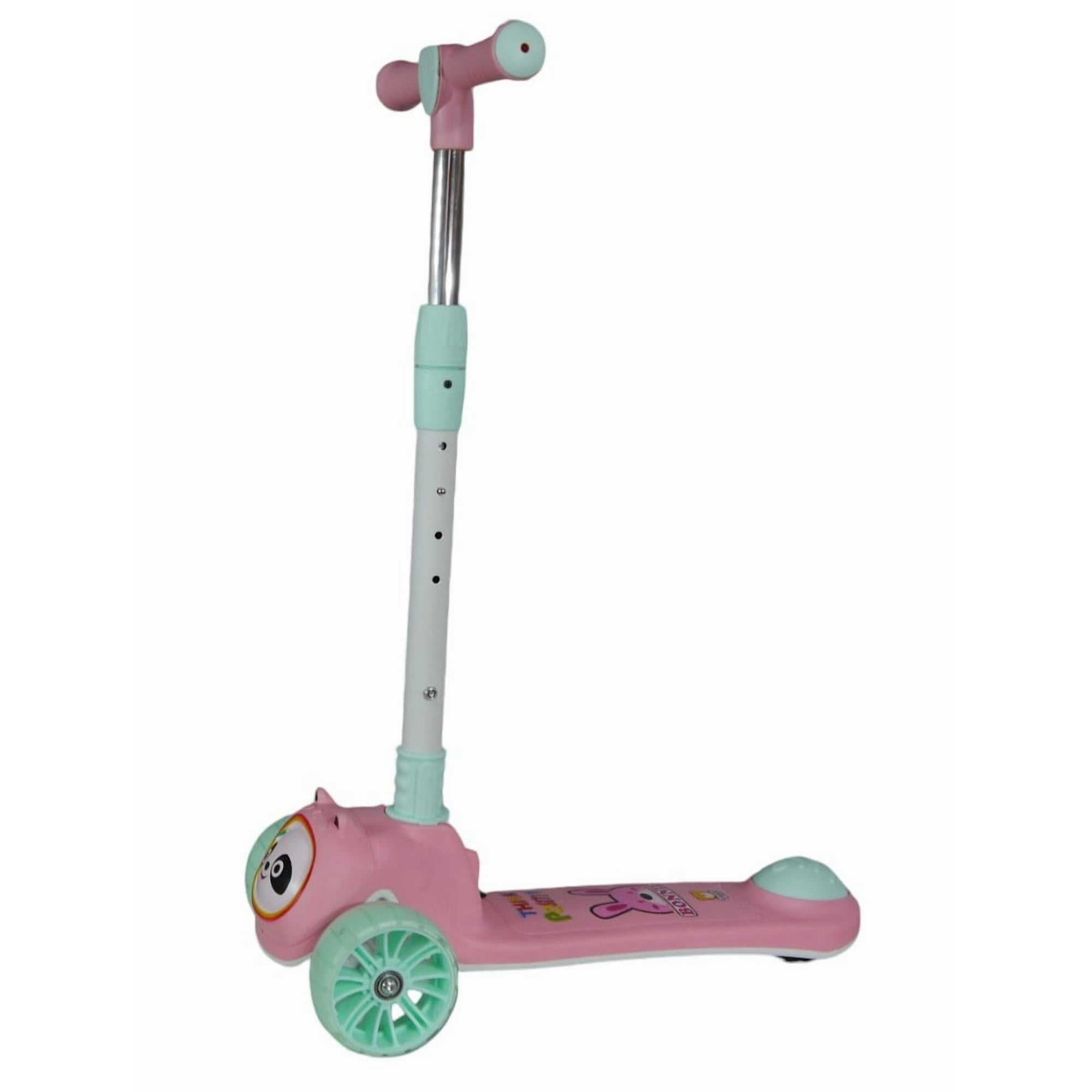 Vipnetwork - Monopatín Scooter Niños Panda Rosado