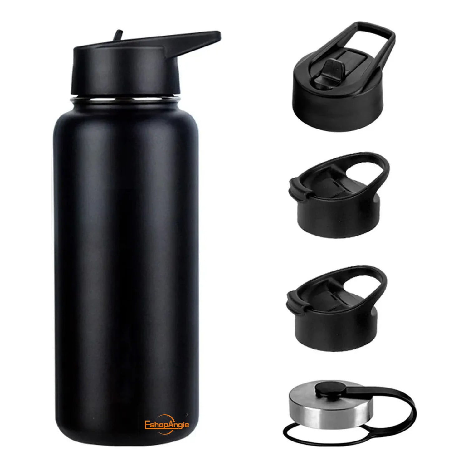 Genérico - Botella Agua Térmica Acero Inoxidable 1000ml 4 Tapas