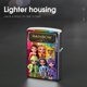 thumbnail image 4 of Rainbow High-theme Copper Metal Lighter Shell, Premium Replacement Refillable Lighter Case with Durable Metal Construction, Compatible with Zippo and Most Standard Lighter Models, 4 of 6