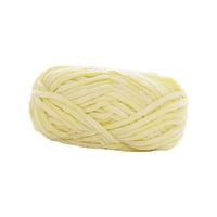 Magideal - Hilo Grueso Para Tejer A Mano, 87,49 Yardas, Hilo De Lana Gigante Súper Voluminoso Para Tejer A Mano, Hilo Voluminoso Para Sombreros, Cojín, Estera De Amarillo Claro