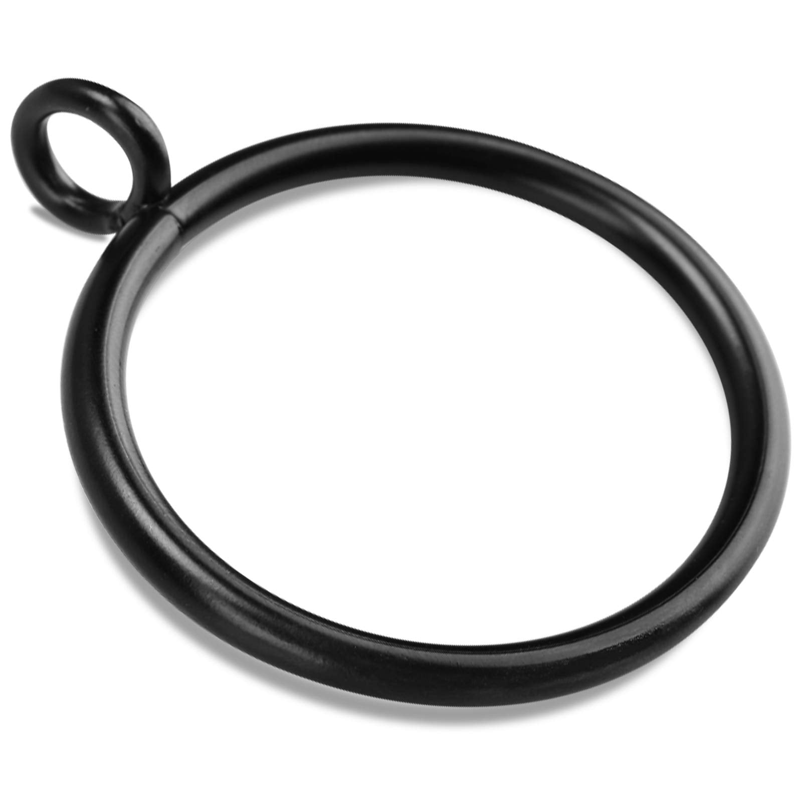 Anillos De Cortina Awtok Negros, 40 Unidades, Para Barra De Cortina De 3,2 Cm