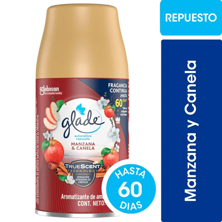 Glade Automático Repuesto Manzana & Canela 270 Ml
