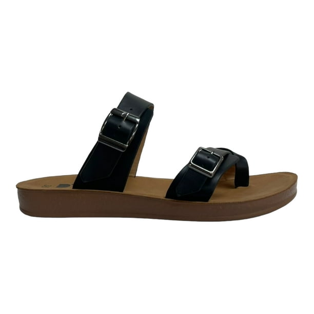 Sandalia Mujer Negro Soledad Detogni