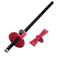 Magideal - Calibre Para Marcar Ruedas, Sistema Métrico Y En Pulgadas, Guía Precisa Para Carpintero, Marcador De Cola De Milano