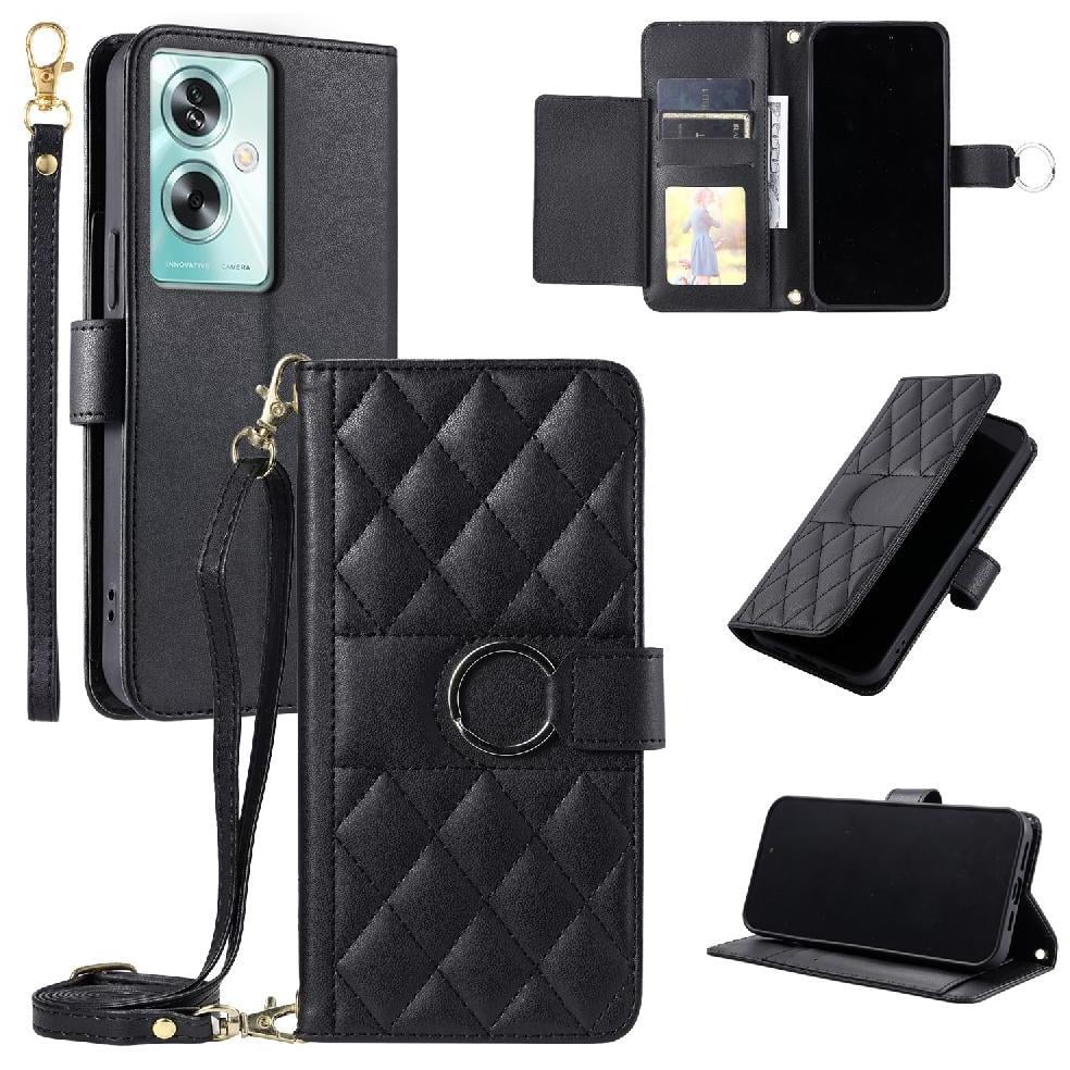 Funda Tipo Billetera Foxdock Para Oneplus Nord N30 Se 5g – Tapa Abatible Con Correa Para Mujer