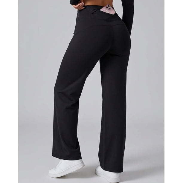 Pantalón Deportivo Palazzo Fluido Realce y Confort