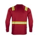thumbnail image 3 of Polera Híbrida Dual Hi-Vis Manga Larga Rojo Talla S, 3 of 3