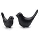 thumbnail image 1 of Adornos decorativos Notakia Small Birds, cerámica negra, 2 unidades, 1 of 9