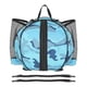 thumbnail image 4 of Bolsa De Baloncesto Mochila Bolsillos De Malla Impermeables Para Fútbol Voleibol Gris Azul, 4 of 4