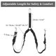 thumbnail image 4 of Unique Bargains 1Pc Cinturón de Seguridad Doble para Perros Nylon Doble Restricción de Cabezal de Coche para Mascotas Negro, 4 of 6