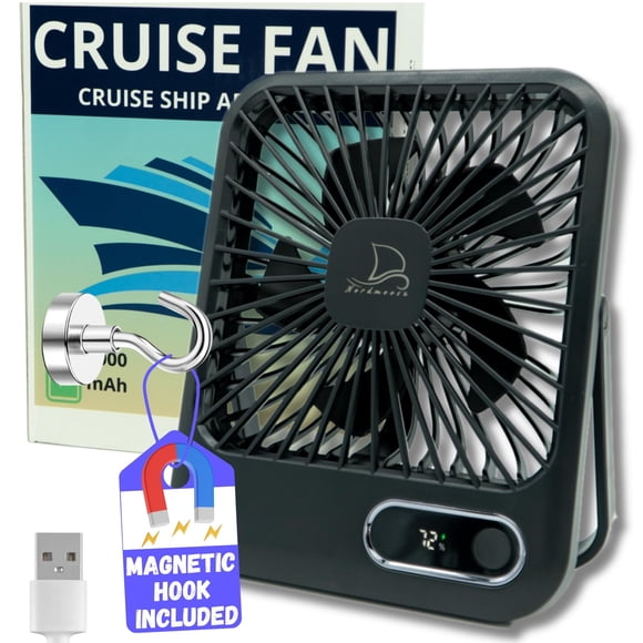 Ventilador de viaje Nordmoose Cruise, homologado para cabina, color blanco