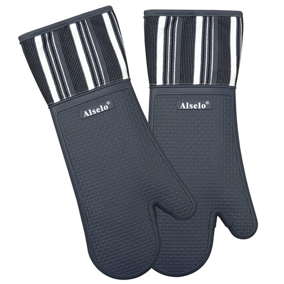 Manoplas de Horno Alselo 19 cm × 41 cm Resistente al Calor