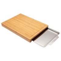 Tabla De Cortar Cuisinart Cpk-4884 De Bambú Con Bandeja Oculta
