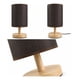 thumbnail image 3 of Lampara De Velador Lampara De Mesa Diseño Redondo marron 1, 3 of 4