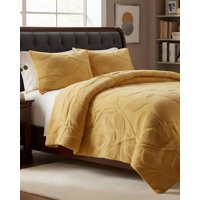 Imac Hogar - Cubrecama Acolchado Con Chiporro Diseño Texturizado Hojas 2 Plazas