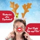 thumbnail image 4 of Disfraz navideño con diadema y cuernos de reno con nariz iluminada, 4 of 7