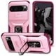 thumbnail image 1 of Funda Armada para Google Pixel 9 Pro XL con Tapa Deslizante y Soporte Magnético Giratorio Rosa, 1 of 5