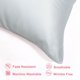 thumbnail image 3 of PiccoCasa 2 Pcs Funda de Almohada de Satén con Cremallera Seda Satinada, No Estándar Plata, 3 of 7