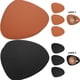 thumbnail image 4 of Set 4 Individuales + 4 Posavasos Impermeables Antimanchas 2 En 1 Negro Marrón, 4 of 10