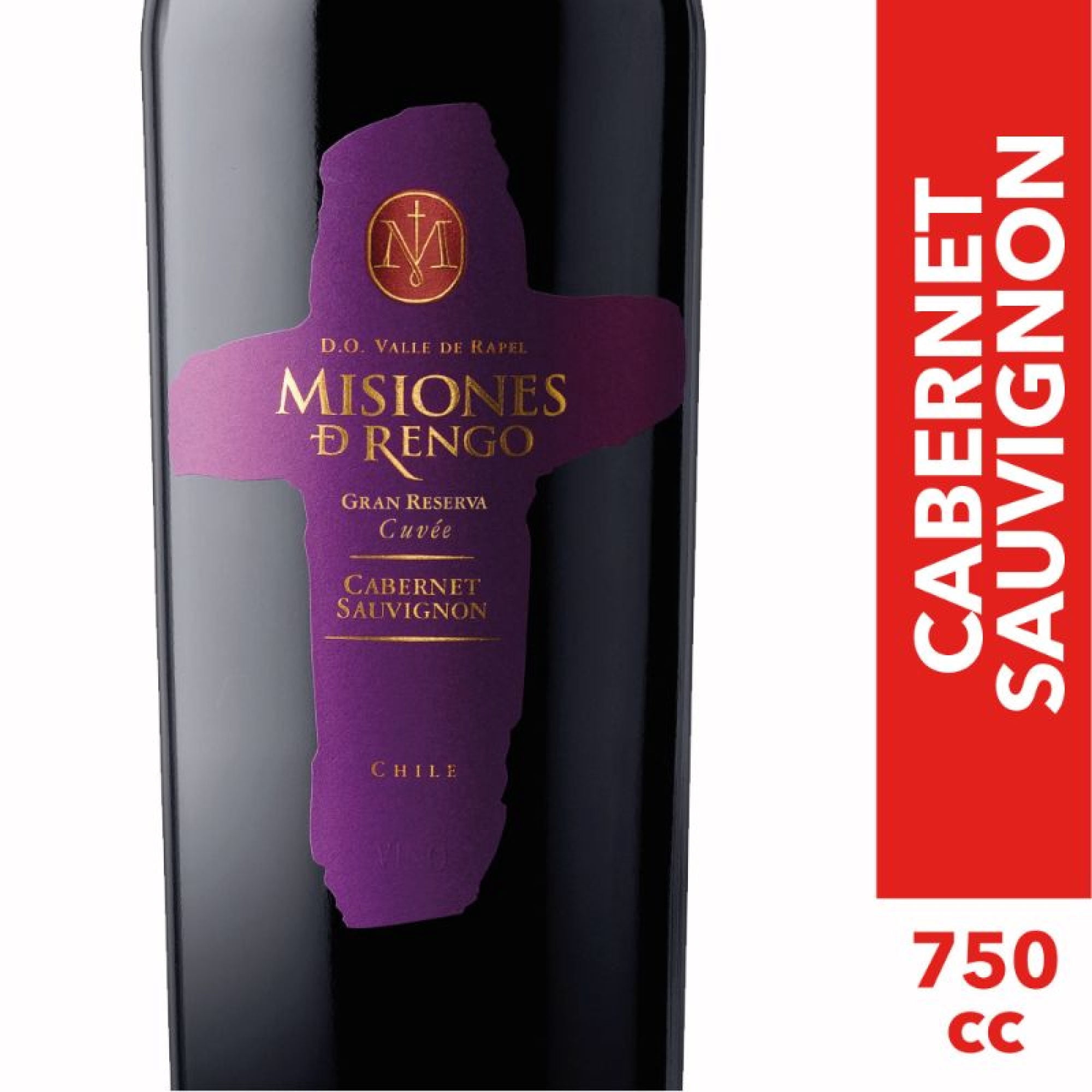 Vino Cabernet Sauvignon Botella 750 mL Misiones De Rengo