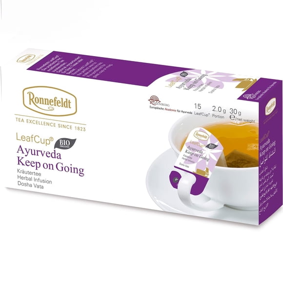 Té Ronnefeldt Ayurveda Keep On Going sin cafeína