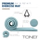 thumbnail image 3 of Esterilla de ejercicio Tone Fitness Premium extra gruesa de 2,54 cm, color verde azulado, 3 of 8