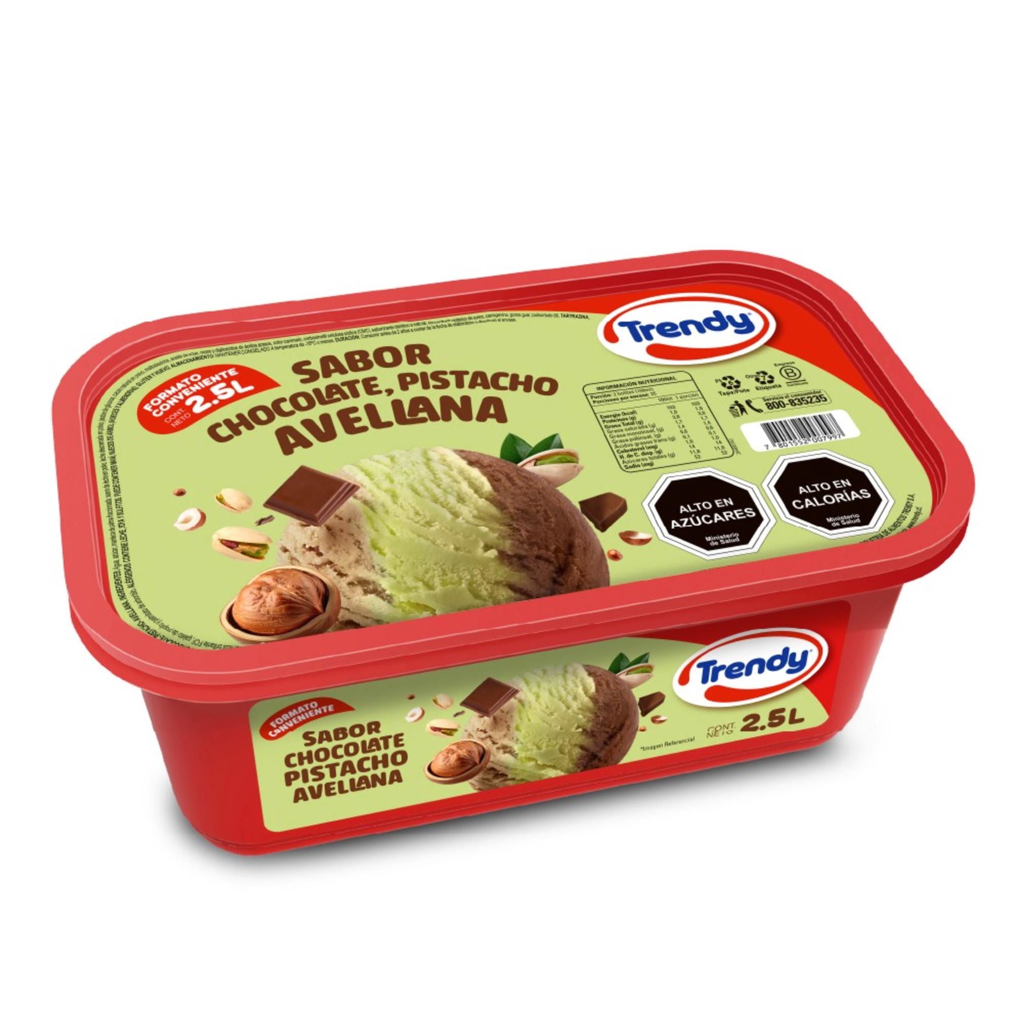 その他 chocotto Cassata Chocolate, Pistacho, Avellana, 2.5 L | Lider