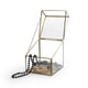 thumbnail image 2 of Caja Deco Retro Transparente Dorado BVS, 2 of 3