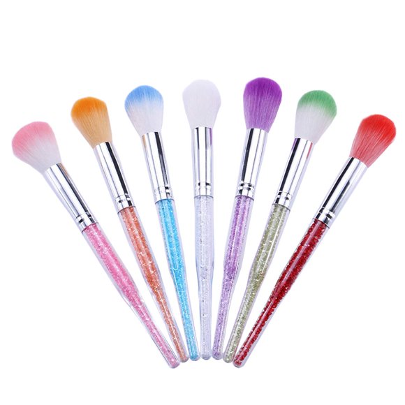 Cepillo quitapolvo Beautifultracy 7 piezas para arte de uñas y maquillaje – 18 cm