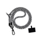 thumbnail image 4 of Cordón De Teléfono Durable Fuerte Correa De Teléfono Para Tarjeta De Identificación Smartphones Llavero Negro Blanco, 4 of 5