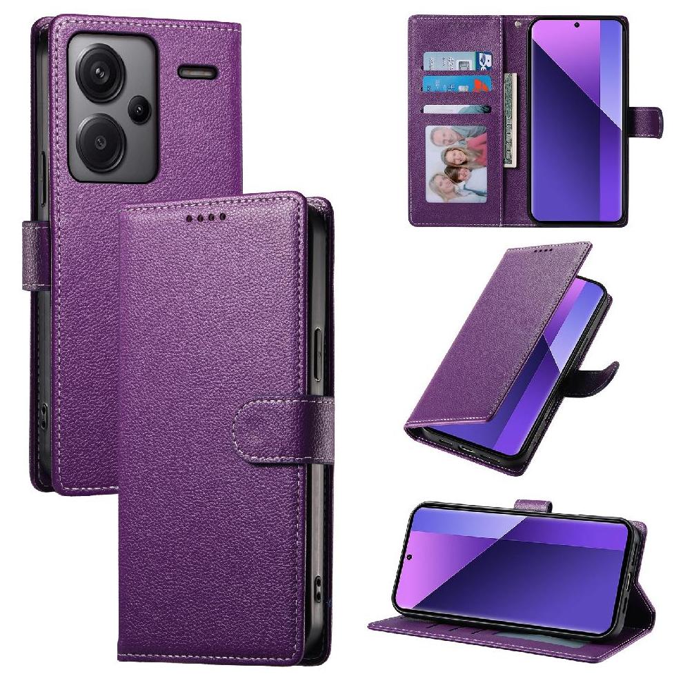 Funda Para Foxdock Xiaomi Redmi Note 13 Pro Plus 5G– Cuero Premium, 3 Ranuras Para Tarjetas, Protección Contra Impactos