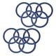 thumbnail image 2 of 10 Rolls Grid Marting Tape Autoadhesivo Acabado Estrecho Para Coser Azul, 2 of 3