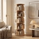 thumbnail image 1 of Homer Design Biblioteca Giratoria Librero Organizador Libros Alto 160cm Color Marrón, 1 of 7