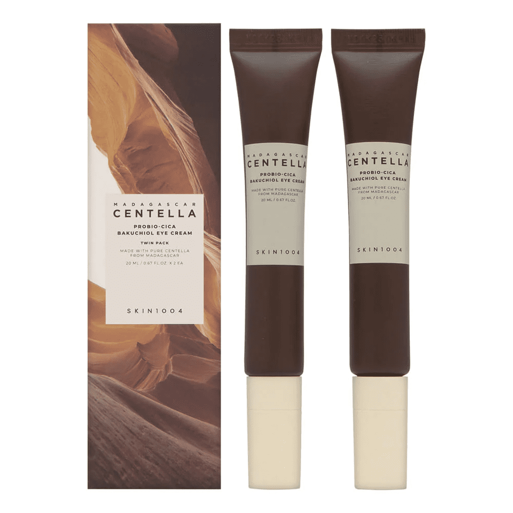 Skin1004 - Madagascar Centella Probio-cica Bakuchiol Crema Contorno De Ojos Twin Pack (20ml X 2)