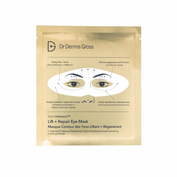 Mascarilla para ojos Dr. Dennis Gross Lift + Repair, 10 ml, hidratante