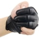 thumbnail image 2 of Guante de cuero de 3 dedos ajustable para tiro con arco recurvo protector para flechas de 15 a 60 lb, 2 of 7