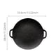 thumbnail image 2 of 1pc Carbon Steel Iron Baking Pan, Outdoor Leisure Camping Frying Pan, Barbecue BBQ Non-stick Frying Pan, 2 of 4