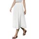 thumbnail image 4 of INSPIRE CHIC Faldas Boho de Verano para Mujeres de Regreso a Clases de Cintura Alta Línea A Fluidas con Ojal Maxi Faldas M Blanco, 4 of 6