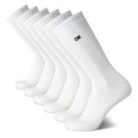Calcetines Tommy Hilfiger Sport Cushion Crew Para Hombre De 7 A 12 Años, Color Blanco