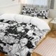 thumbnail image 2 of Jujutsu Kaisen Bedding Set Duvet Cover Comfortable and Lightweight Cartoon Bedding 3 Piece Bed Set, 2 of 5