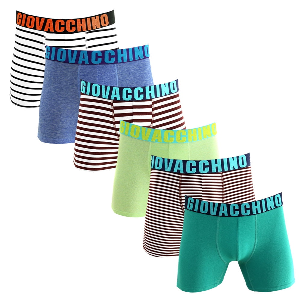 Giovacchino - Pack De 6 Boxer Medio Algodón Hombre