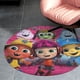 thumbnail image 4 of Beat Bugs Alfombra Redonda de Felpa Coral, Antideslizante, No Desprende Pelusas, Lavable y Duradera para Salón, Dormitorio y Habitación de Niños 60cm, 4 of 6