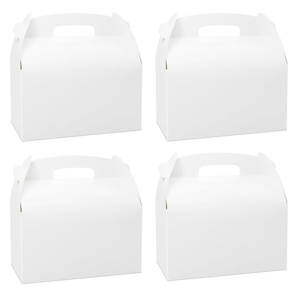 Cajas de regalo Oletx Gable de 9 pulgadas, blancas, 30 unidades, para regalo de fiesta