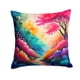 thumbnail image 1 of Almohada Decorativa Con Azaleas Coloridas 14x14, 1 of 6