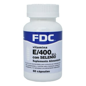Fdc - Vitamina E400+Selenio X 60 Caps.