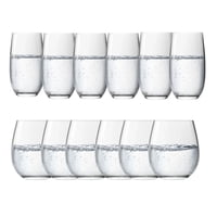 Hausmann - Set 6 Vasos Bajos 510Ml + 6 Vasos Altos 500Ml Montepulciano