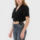 thumbnail image 3 of Blusa Mujer Camisera Cruzada Negro Corona, 3 of 5