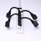thumbnail image 4 of Cable de extensión de alimentación Miady 16AWG 13A 20 cm, paquete de 4, negro, 4 of 7