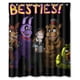 thumbnail image 1 of Cortina de ducha con personajes de Freddy's en Five Nights at Freddy's, juego de cortina de baño con ganchos, tamaño 60 x 72 pulgadas, 1 of 3